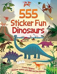 555 Sticker Fun Dinosaurs – Paperback, by Graham Oakley – Very Good