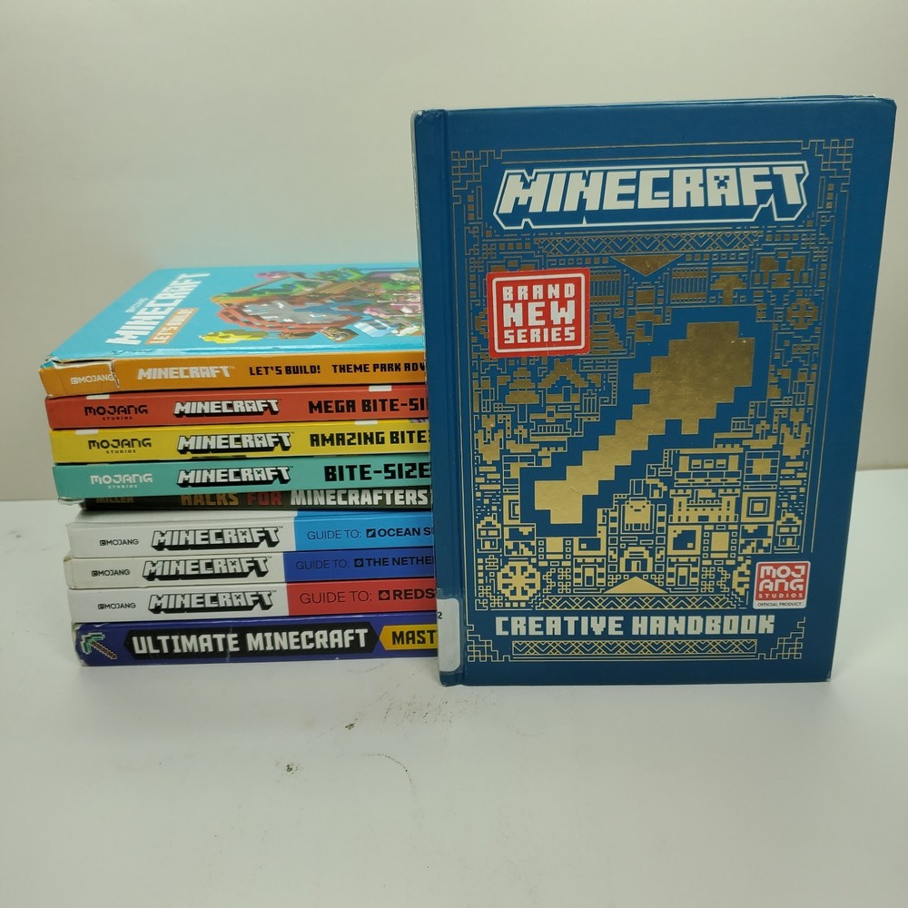 Official Minecraft Guide Set 10 Books By Mojang Hacks Handbooks