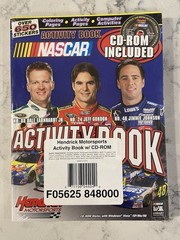 NEW & SEALED ~ 2008 NASCAR HENDRICKS SPORTS ACTIVITY BOOK WITH CD-ROM