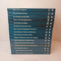 The Architectural Treasures of Early America Set 16 Volumes Mullins HC 1987