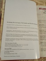 Reclaiming the Lost Legacy Founders & First Amendment by D. James Kennedy HC