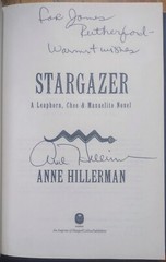 Stargazer : A Leaphorn Chee Manuelito Novel by Anne Hillerman HC 1st Signed