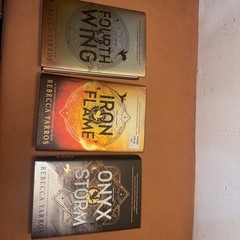 Rebecca Yarros THE EMPYREAN SERIES Complete 1-3 All 1st Ed.-ALL Hardcovers w/ DJ