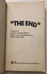 The End Movie Tie-In PB 1978 First Avon Printing Burt Reynolds VG Vintage
