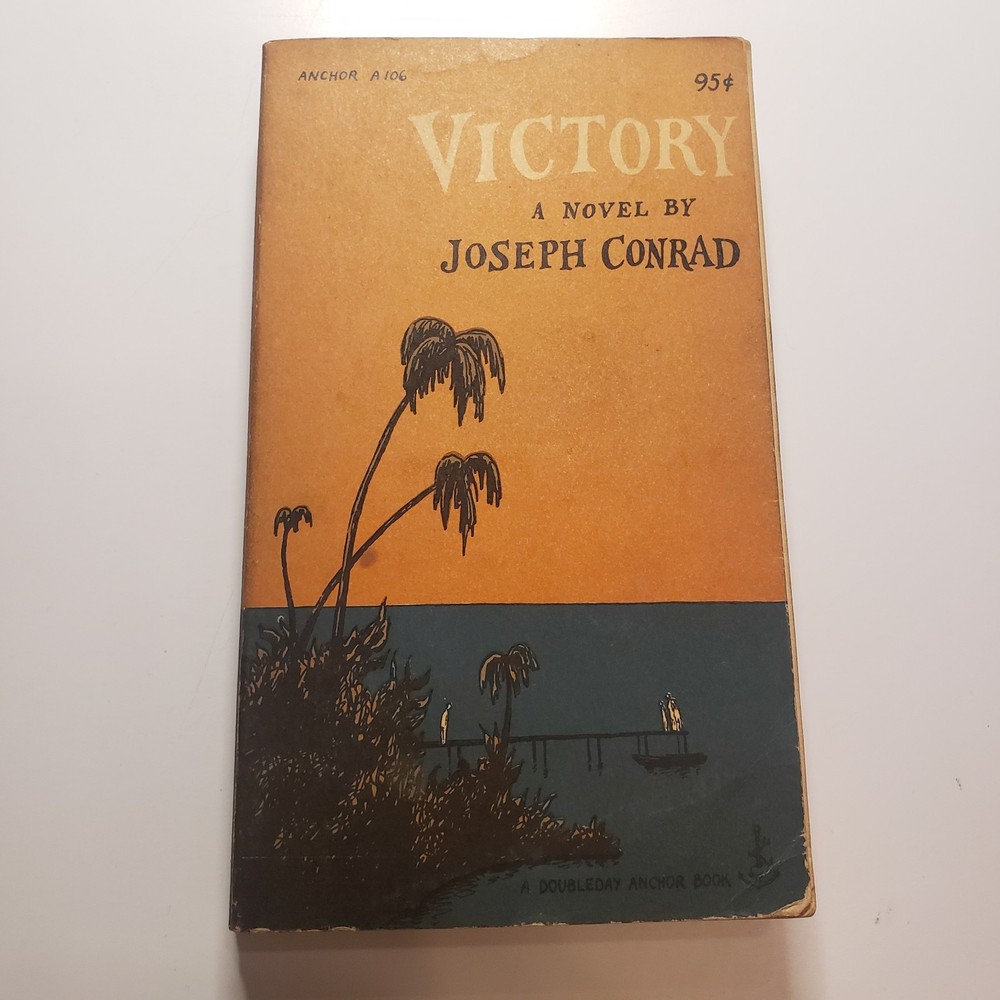 1921 Victory Joseph Conrad Doubleday Anchor Edition Vintage PB Book