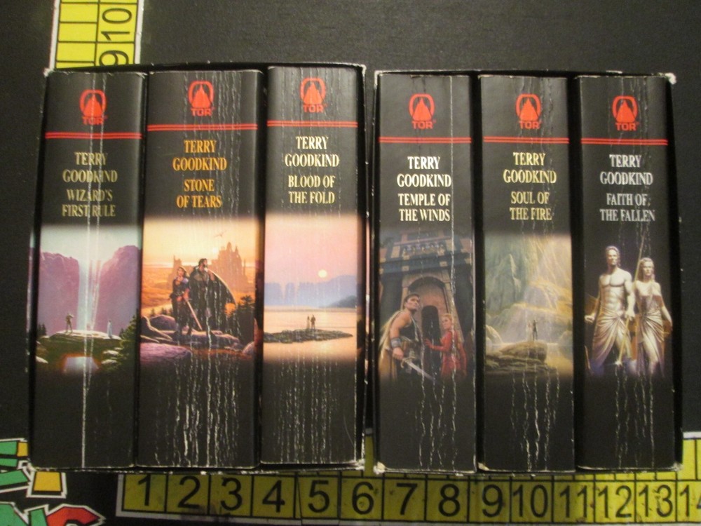 The Sword of Truth Boxed set 1 & 2 Lot by Terry Goodkind ( 2 Box sets-6 Books)