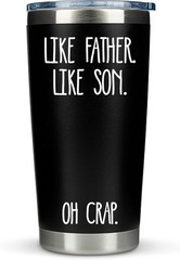 20oz Insulated Tumbler – Perfect Gift for Dads – Like Father Like Son Cup