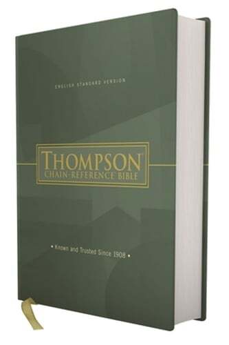 Esv, Thompson Chain-Reference Bible, Hardcover, Red Letter by Thompson: Used