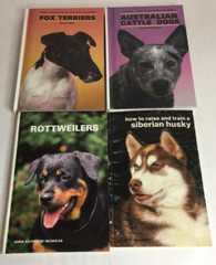 Variety Lot of 10 Dog Breeds Educational Guide Books – Training Raising Pets