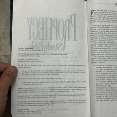 Holy Bible John Hagee Prophecy Study Bible NKJV Bonded Leather 1997