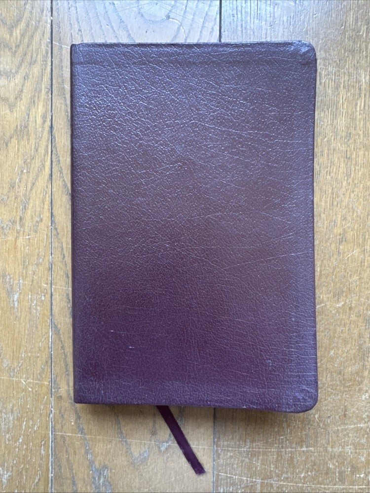 Midnight Tim Lahaye Prophecy Study Bible KJV Red Letter Burgundy Leather