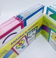 Flash Cards Alphabet & Numbers, Rhyming Words & Opposites 64 Two Sided Cards