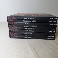Time-Life Books True Crime Complete Set Of 9 Books Murders Killers Mafia Death