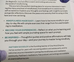 A Mindfulness for Beginners Journal: Prompts and Practices for Living In Moment