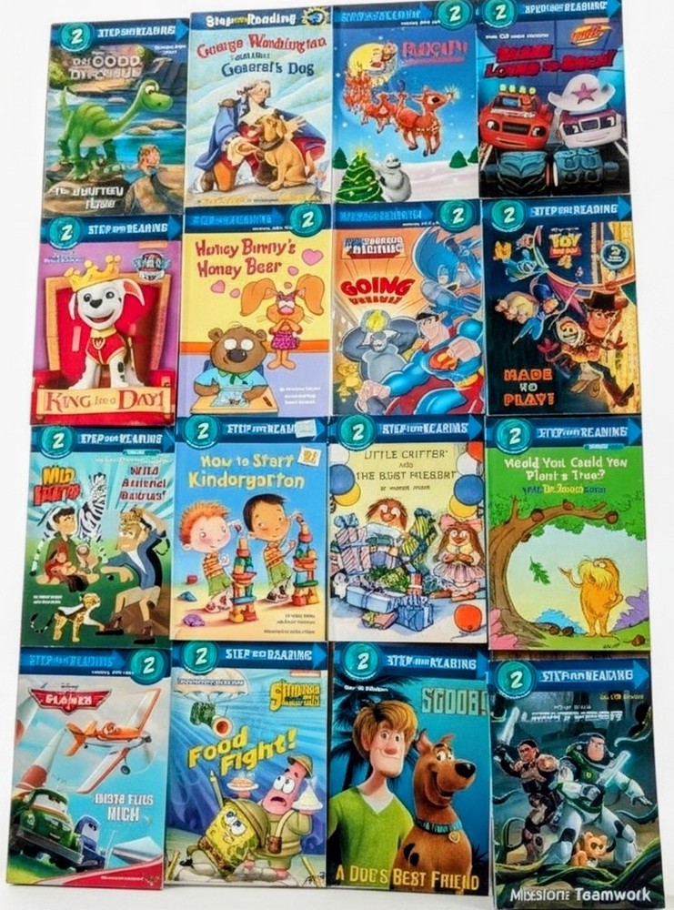 Step into Reading – Level 2 Beginning Readers – 16 Books