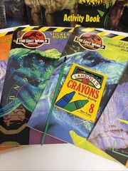 10 DINOSAURS ACTIVITY BOOKS. Paint, Color, Stickers & Puzzles NOS