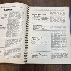 Cookbook 1938 J.R. Watkins Blue Wire Bound Interesting Recipes Vtg 288 Pages
