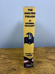 Maltese Falcon Dashiell Hammett First edition Library Hardcover Dust Jacket 1957