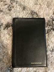 NET Bible Reader’s Edition Black Premium Bonded Leather Bible.org 2006