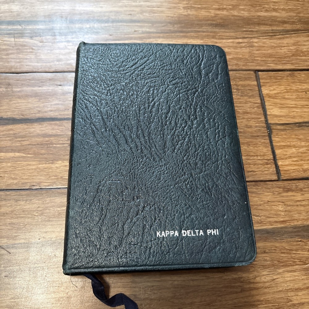Holy Bible Master Verse Reference Edition Holman French Morocco Leather Blue