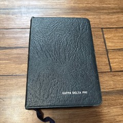 Holy Bible Master Verse Reference Edition Holman French Morocco Leather Blue