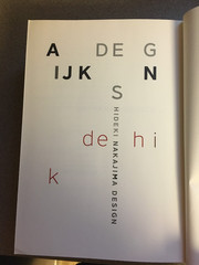 Hideki Nakajima Design by Nivard Thoes / Japanese Graphic Design Monograph