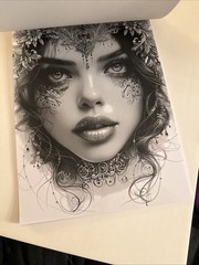 adult coloring book Boho Beauties 8 X 11 1/2 NEW Shipping Included
