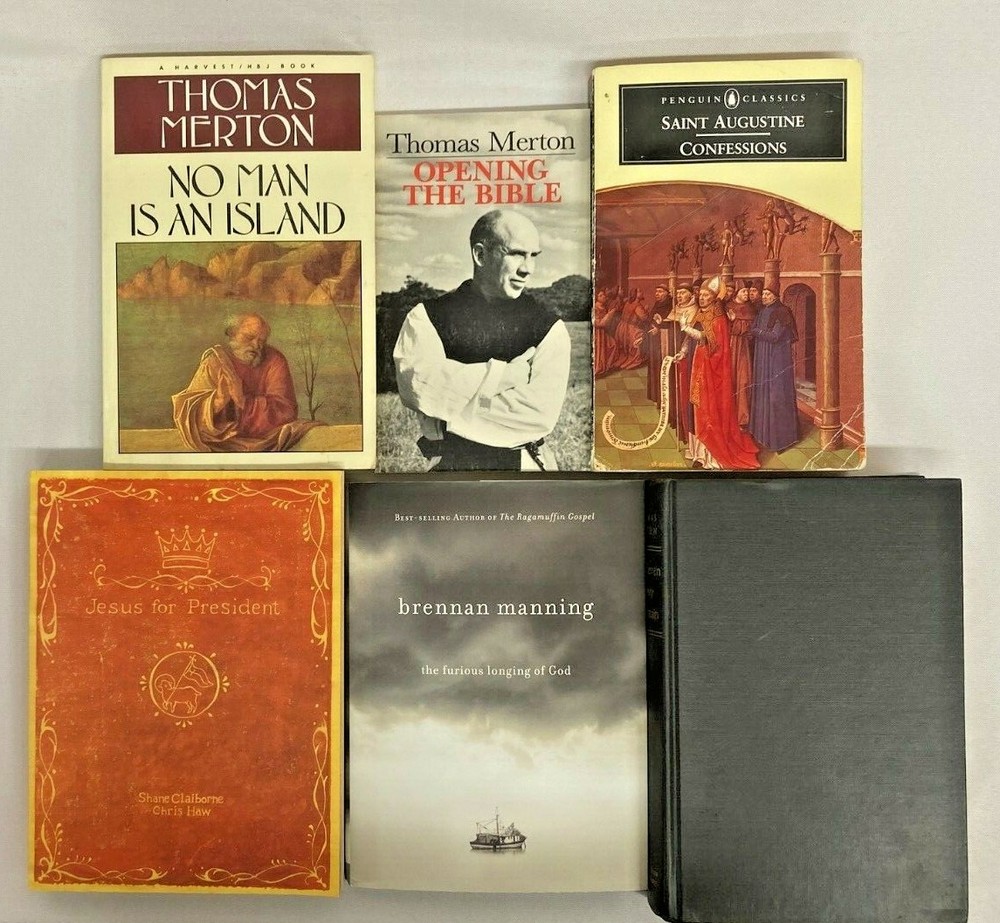Spiritual Bible Study Book Lot of 6 Thomas Merton