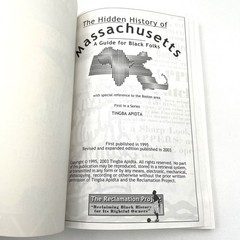 The Hidden History of Massachusetts by Tingba Apidta 2003 PB Revised & Expanded
