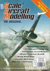 Scale Aircraft Modelling V24 N2, BAe Hawk, Bell X-1 X1 Airfix Hudson Zell F-104G