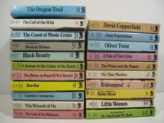VTG Lot of 21 Illustrated Classic Edition Mini PB Books~Fantasy~People~Animals