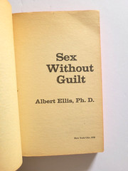 SEX WITHOUT GUILT – ALBERT ELLIS – HILLMAN PAPERBACK – 1959