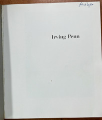 Irving Penn by John Szarkowski, Museum of Modern Art catalog 1984, Very Good