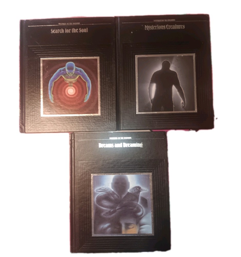 Time Life Book Mysteries Of The Unknown Book Lot Mysterious Creatures Dream Soul