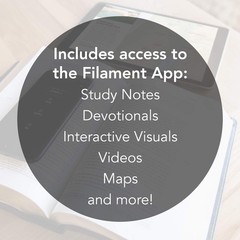 Filament Bible NLT (LeatherLike, Black): The Print+Digital Bible