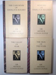 Sherlock Holmes: 9 Volume Set Book Of The Month Club HB Sir Arthur Conan Doyle