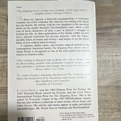E. Annie Proulx The Shipping News Paperback Fiction Novel Adult English