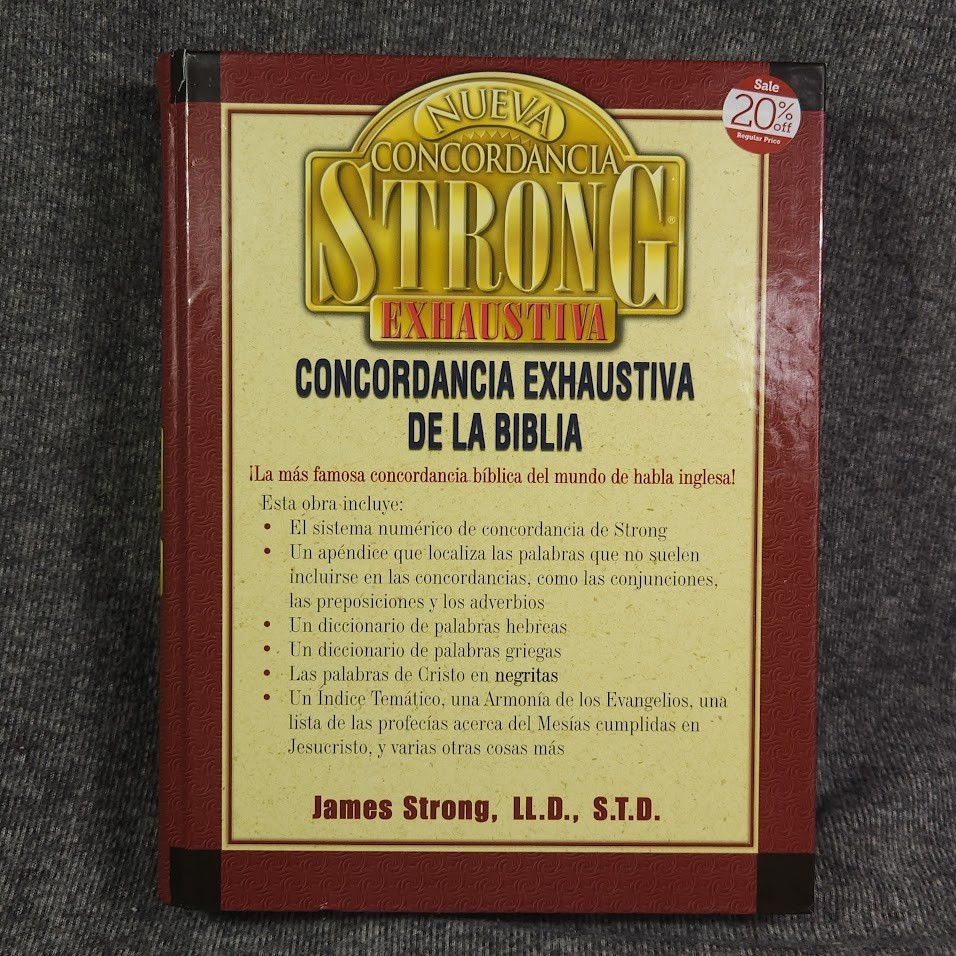Nueva Concordancia Strong Exhaustiva de la Biblia by James Strong (2002,…
