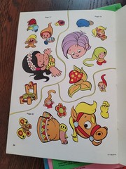 VTG Lot of 4 Sticker Fun Color & Activity Books 1978 Prestige Books Inc cartoons