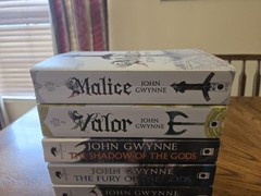 John Gwynne Paperback Malice Valor Bloodsworn Trilogy Lot