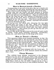 War Time Gardening How To Grow Your Own Food „1915” 62 Pages