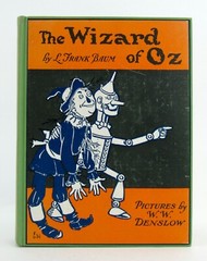 THE NEW WIZARD OF OZ by L Frank Baum & W.W. Denslow 5th Edition 8 plates Nr Fine