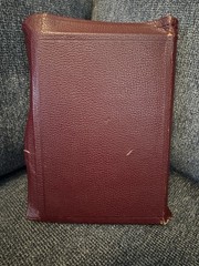 Vintage Holy Bible King James Spencer Revelation Press ~Leather~Red Letter~MAPL