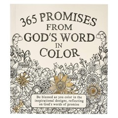 365 Promises From God’s Word In Color: Scripture and Coloring Pages, Compact…