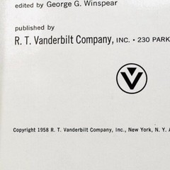 The Vanderbilt Rubber Handbook 1958 – 620 pages – Very good vintage condition