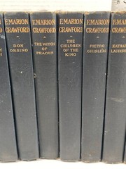 Antique The Novels of F. Marion Crawford Hardcover Your Choice Individual Books