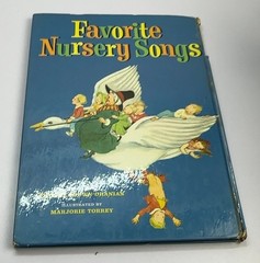 Favorite Nursery Songs by Phyllis Brown Ohanian – Vintage Children’s Book 1956