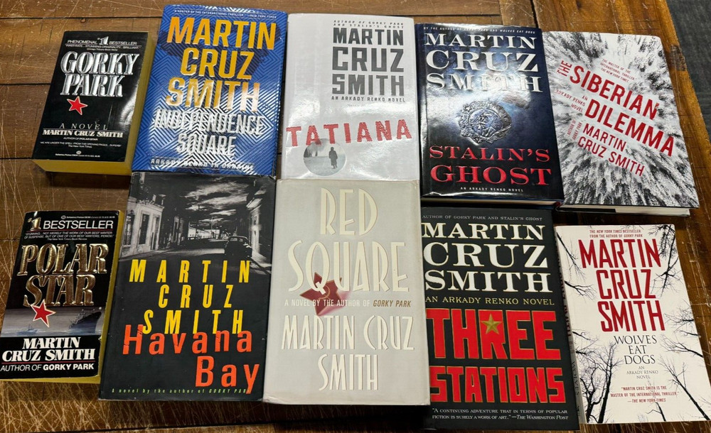 Complete Set lot of 10 Arkady Renko Novels by Martin Cruz Smith