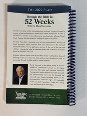 Through The Bible In 52 Weeks Dr. David Jeremiah Spiralbound
