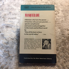 The Fancy Dress Party Alberto Moravia 1954 Signet Allegorical Political Satire